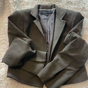 Ann Klein, like new, cropped blazer jacket.